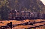 SBD 8054, 7072, & 8179 lead a train northbound